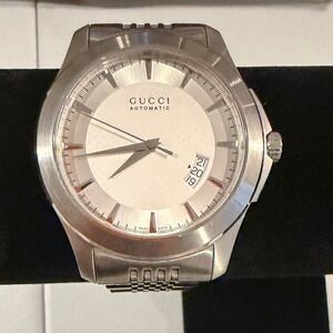 GUCCI Automatic Stainless Steel‎ Men's Watch Date Window Swiss Made